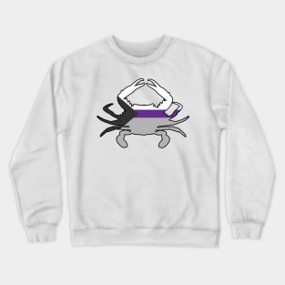 Blue Crab: Demisexual Pride Crewneck Sweatshirt